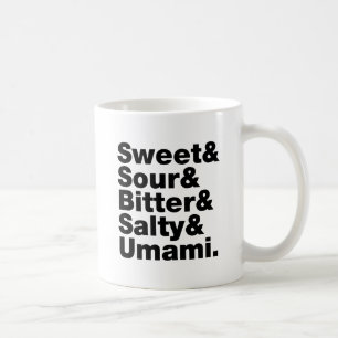 Mug Cinq saveurs de base