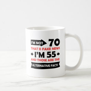 Mug cinquante-cinquième cadeaux d'anniversaire an