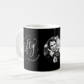 Mug Cinquante fabuleux Noir moderne 50e anniversaire P