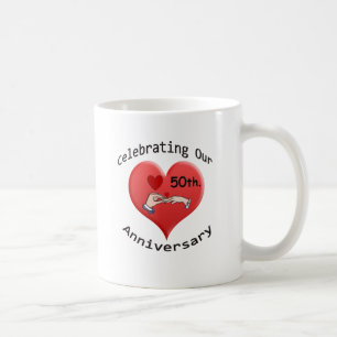 Mug cinquantième. Anniversaire de mariage