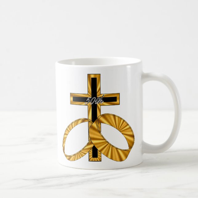 Mug cinquantième anniversaire de mariage W (Droite)