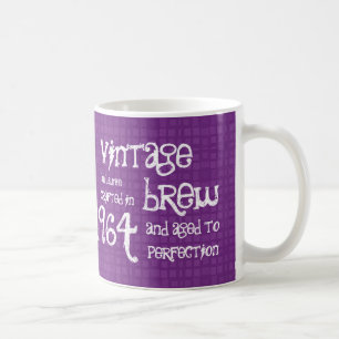 Mug cinquantième Brew vintage ou toute année V01F