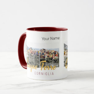 Mug Cinque Terre Corniglia Riomaggiore Italien Vintage
