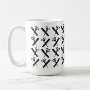 Mug Ciseaux de coiffeur Peigne Salon de coiffure