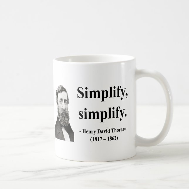 Mug Citation 1B de Thoreau (Droite)