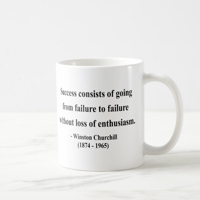 Mug Citation 5a de Winston Churchill (Droite)