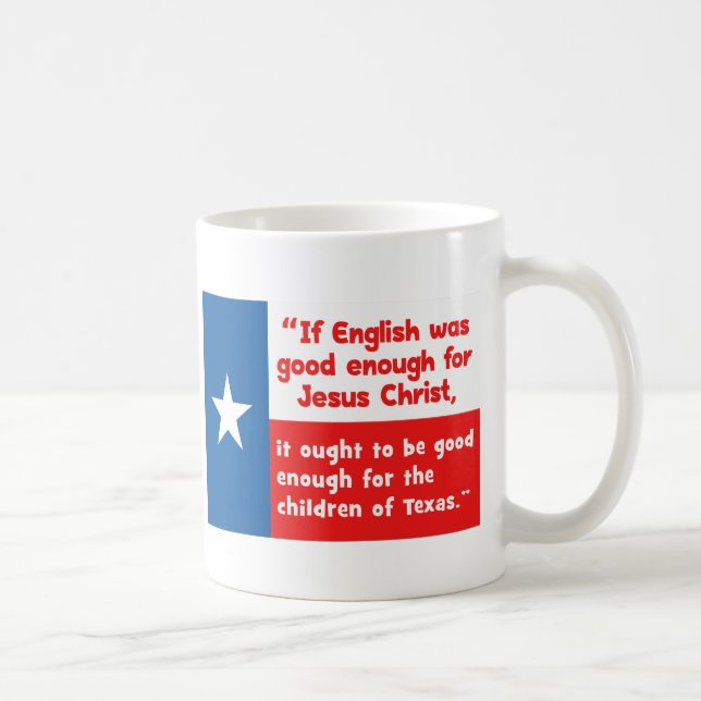 Mug Citation amusante de Jesus Texas (Droite)