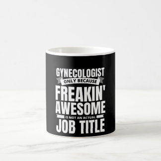 Mug Citation amusante de l'incroyable gynécologue Frea