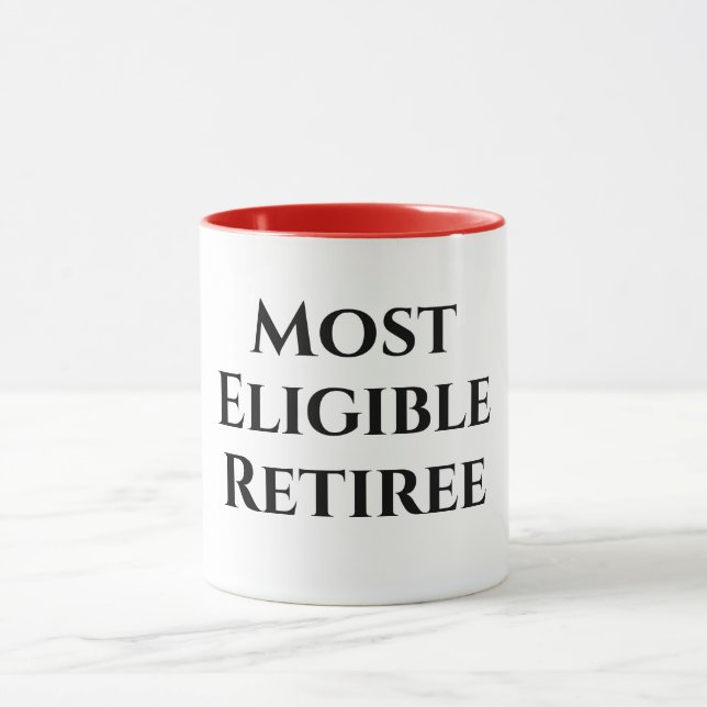 Mug Citation amusante de retraite la plupart des cadea (Centre)