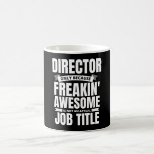 Mug Citation amusante du directeur génial de Freakin