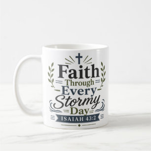 Mug Citation biblique de foi à travers chaque jour ora