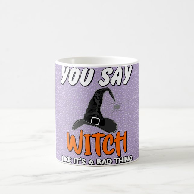 Mug Citation branchée de cuisine d'Halloween (Centre)