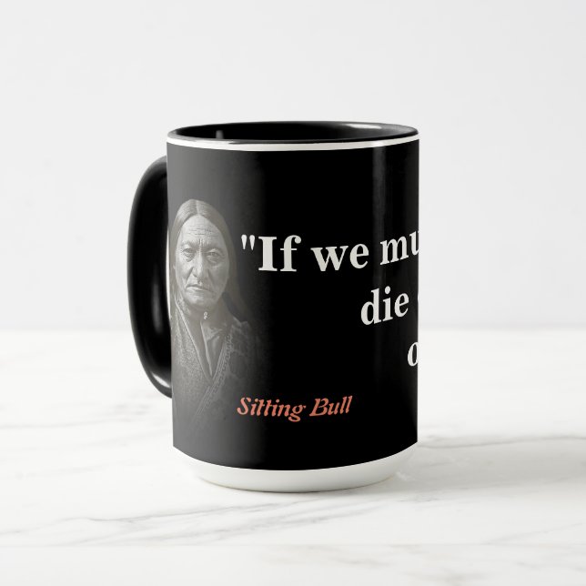 Mug Citation Bull Sur La Défense De Nos Droits (Devant gauche)