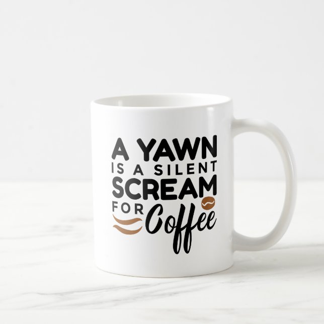 Mug Citation Café tendance (Droite)