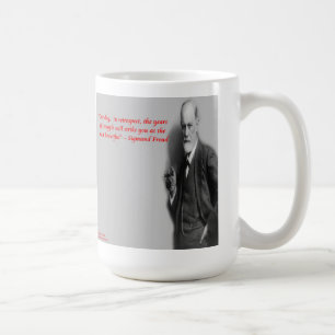 Mug Citation célèbre de Sigmund Freud sur le "combat"