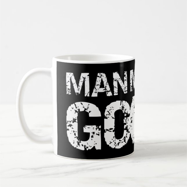 Mug Citation chrétienne audacieuse pour hommes foi dir (Gauche)