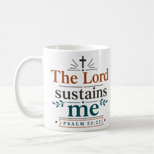 Mug Citation chrétienne inspirante Le Seigneur me sout