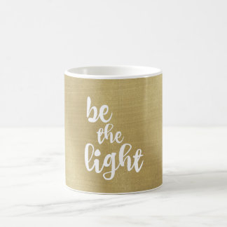 Mug Citation chrétienne inspirante : Soyez la lumière