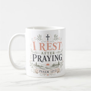 Mug Citation chrétienne spirituelle : Je me repose apr