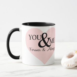 Mug Citation Coeur rose