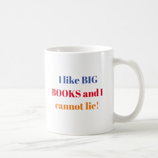 Mug Citation Colorée Funny Book Club (Droite)