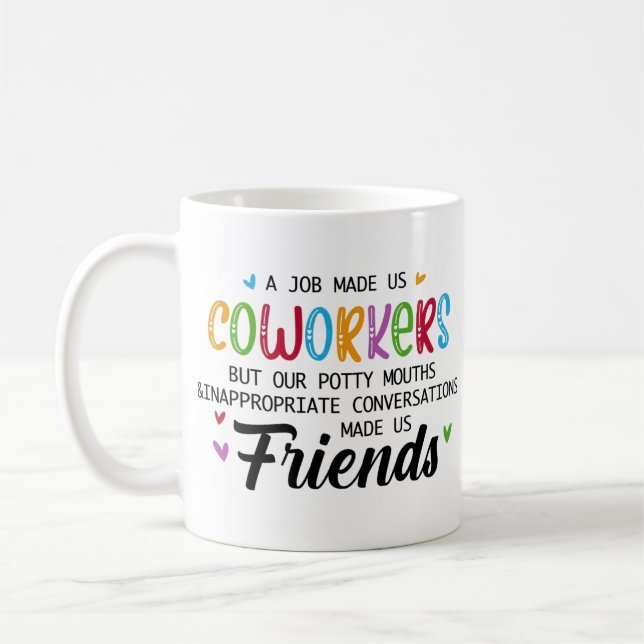 Mug Citation Coworker - Travail Fait Nous Coworkers Am (Gauche)