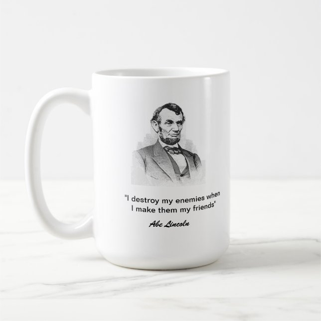 Mug Citation d'Abe Lincoln (Gauche)