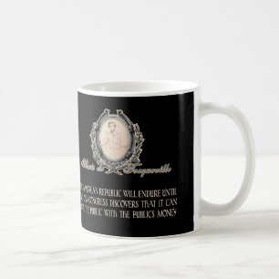 Mug Citation d'Alexis de Tocqueville : La vie de
