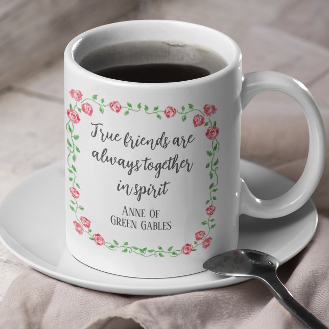 Mug Citation D'Amitié Littéraire Florale Dessinée À La (Créateur téléchargé)