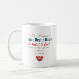 Mug Citation d'appréciation pour infirmière à domicile