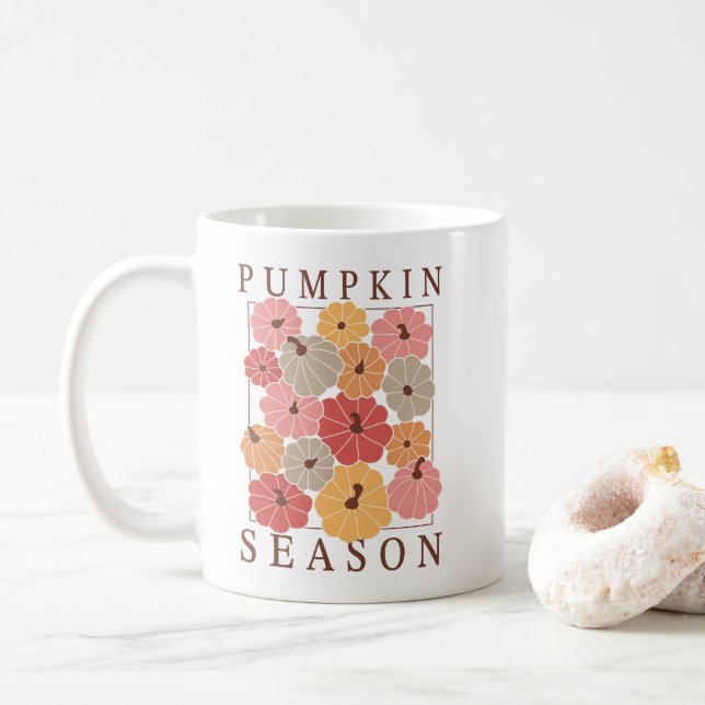 Mug Citation d'automne Boho (Avec donut)