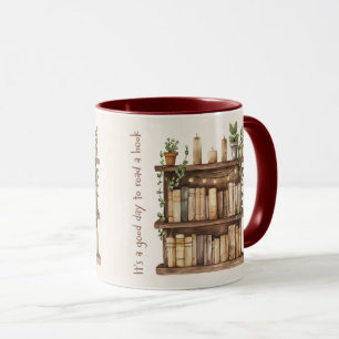Mug Citation de amateur de livres mignon Wrap