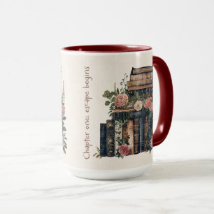 Mug Citation de amoureux de livre mignon Wrap
