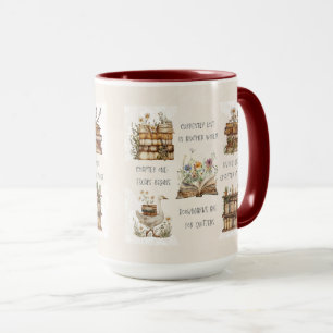 Mug Citation de amoureux de livres mignon Wrap