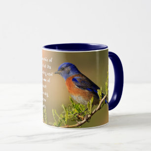 Mug Citation de bleu inspirant Spring
