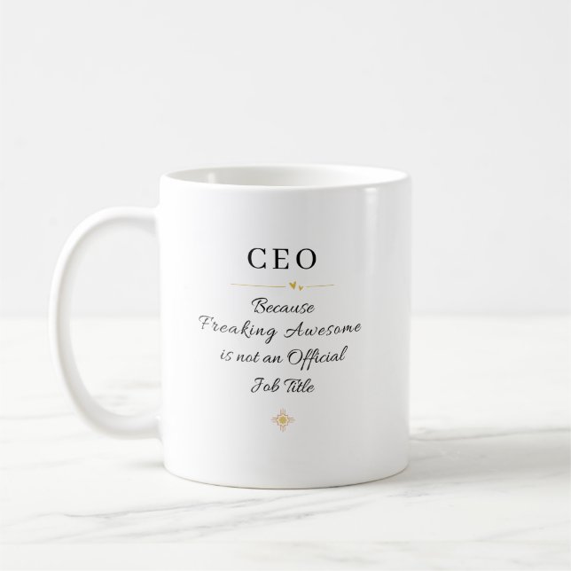 Mug Citation de bureau de PDG (Gauche)