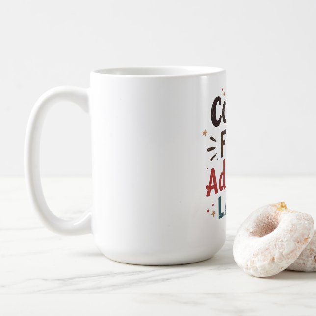 Mug Citation de café amusant café premier adultes (Avec donut)