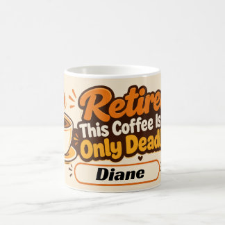 Mug Citation de café de retraite drôle