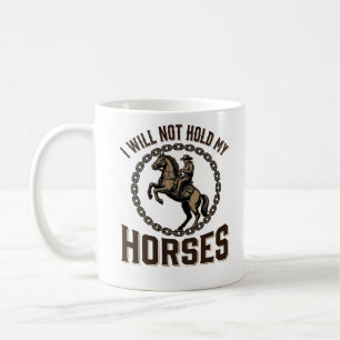 Mug Citation de cheval drôle Design vintage de cheval