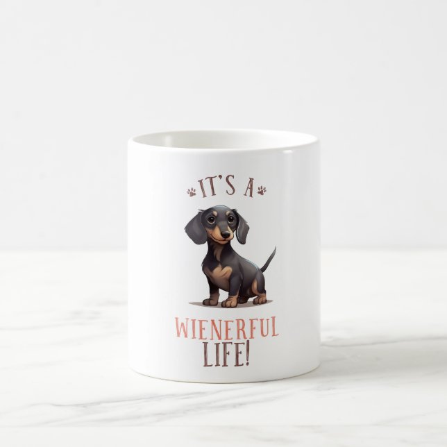 Mug Citation de chien mignon Dachshund (Centre)