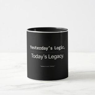 Mug Citation de développeur Héritage de la logique d'h