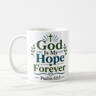 Mug Citation de dévotion chrétienne : Dieu est mon esp