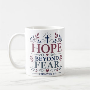 Mug Citation de foi chrétienne quotidienne Espoir au-d