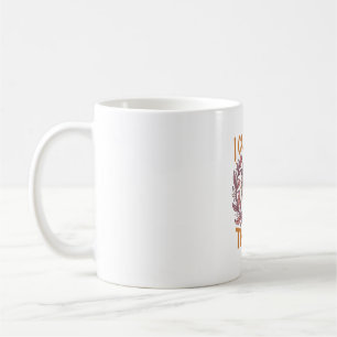 Mug Citation de foi florale chrétienne Modèle de chemi