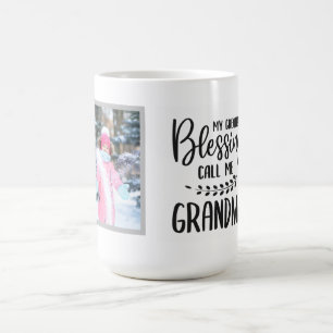 Mug Citation de grand-mère avec photo