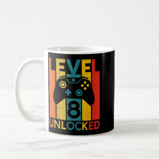 Mug Citation de jeu 8 ans d'anniversaire 8ème niveau d