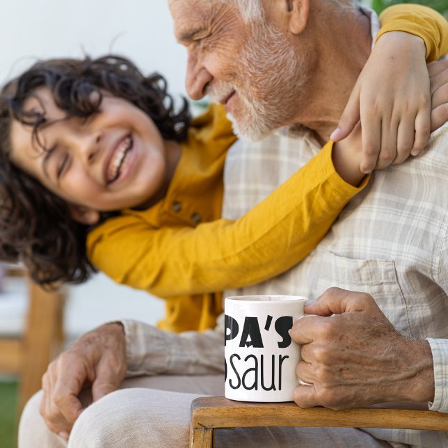 Mug Citation de la Fête des pères du petit dinosaure d (Créateur téléchargé)