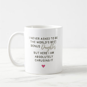 Mug Citation de la meilleure fille bonus au monde