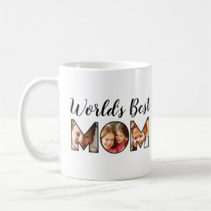 Mug Citation de la meilleure maman du monde 3 Collage 