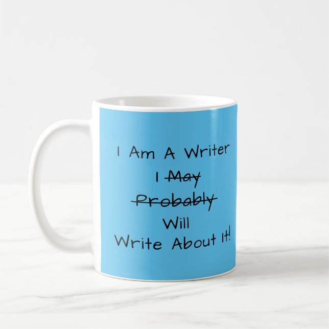 Mug Citation de l'auteur de la citation de l'écrivain  (Gauche)